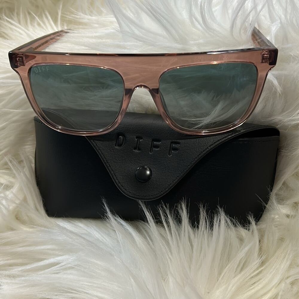 Diff Stevie 55mm Gradient Flat Top Sunglasses Caf… - image 3